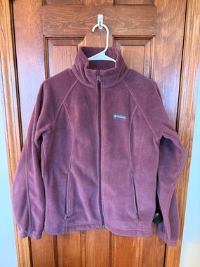 Columbia Women's Deep Plum Full-Zip Fleece Jacket